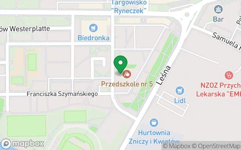 Lokalizacja: Przedszkole nr 5 w Zawierciu