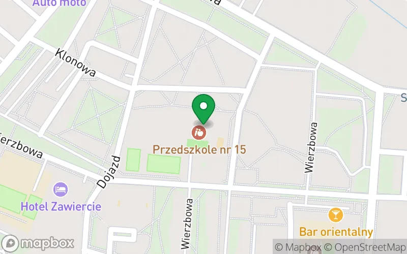 Lokalizacja: Przedszkole nr 15 w Zawierciu