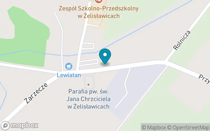 Lokalizacja: Zespół Szkolno Przedszkolny w Żelisławicach - Szkoła Podstawowa im. H. Sienkiewicza