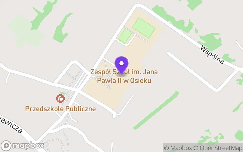 Lokalizacja: Zespół Szkół im. Jana Pawła II w Osieku Liceum Ogólnokształcące dla Dorosłych w Osieku