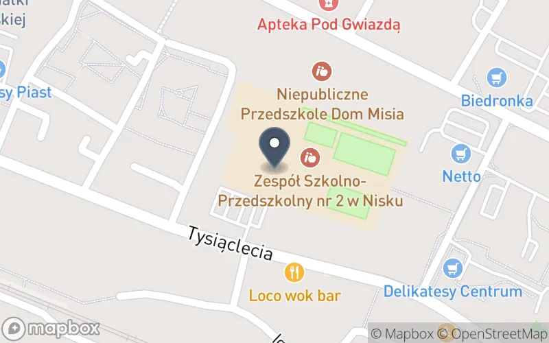 Lokalizacja: Zespół Szkolno-Przedszkolny nr 2 w Nisku