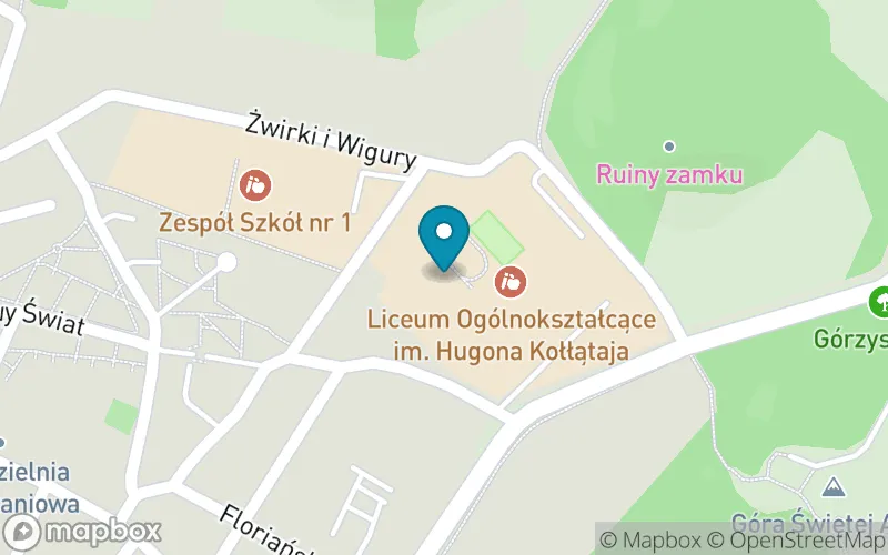 Lokalizacja: Szkoła Podstawowa nr 1 w Pińczowie im. Adolfa Dygasińskiego