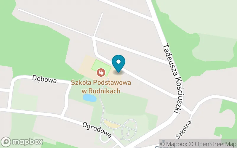 Lokalizacja: Szkoła Podstawowa w Rudnikach