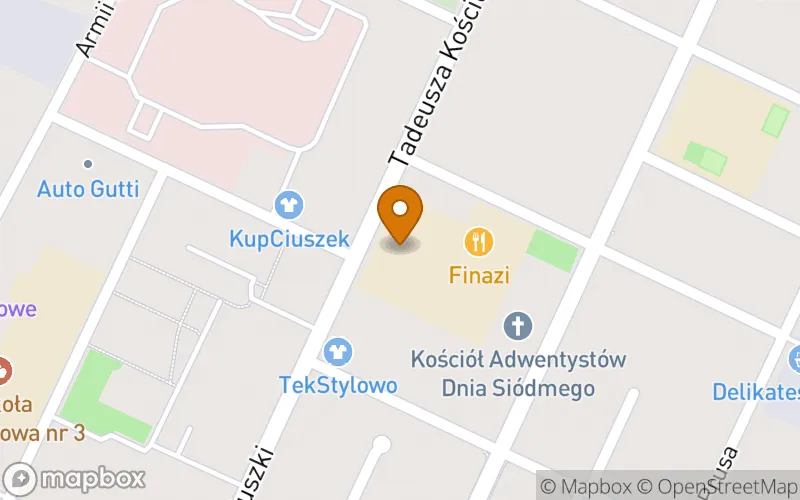 Lokalizacja: Szkoła Policealna - Medyczne Studium Zawodowe im. Wandy "Wacek" Wasilewskiej w Biłgoraju