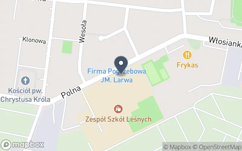 Lokalizacja: Zespół Szkół Leśnych w Biłgoraju