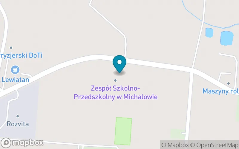 Lokalizacja: Szkoła Podstawowa w Michalowie