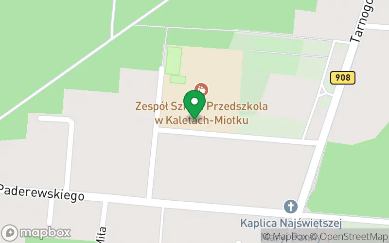Lokalizacja: Zespół Placówek Oświatowych w Kaletach Miotku - Przedszkole Miejskie nr 2
