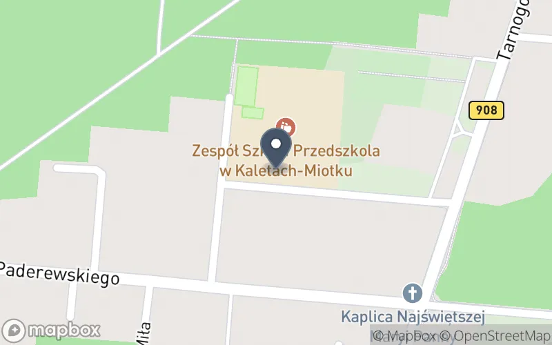 Lokalizacja: Zespół Placówek Oświatowych w Kaletach Miotku