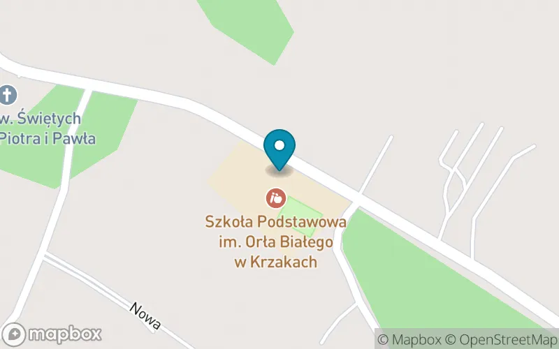 Lokalizacja: Publiczna Szkoła Podstawowa im. Orła Białego w Krzakach
