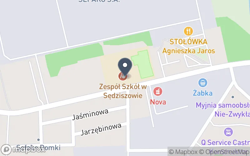 Lokalizacja: Zespół Szkół w Sędziszowie