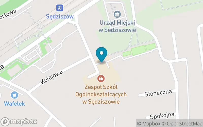 Lokalizacja: Szkoła Podstawowa nr 1 im. Tadeusza Kościuszki w Zespole Szkół Ogólnokształcących w Sędziszowie