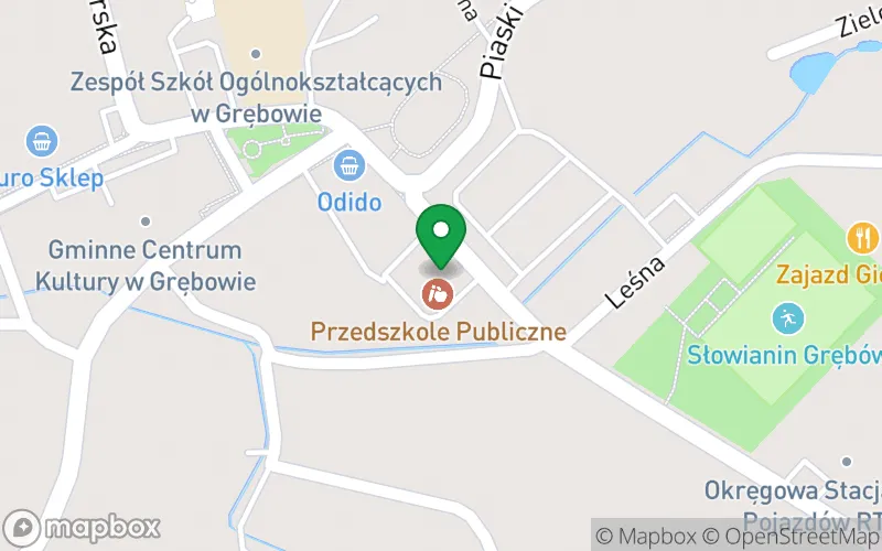 Lokalizacja: Przedszkole w Grębowie
