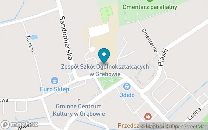 Lokalizacja: Zespół Szkół Ogólnokształcących im. Prof. Stanisława Bąka w Grębowie Szkoła Podstawowa w Grębowie