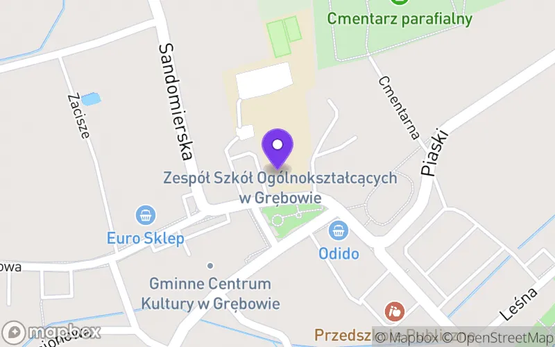 Lokalizacja: Zespół Szkół Ogólnokształcących im. Prof. Stanisława Bąka Liceum Ogólnokształcące w Grębowie