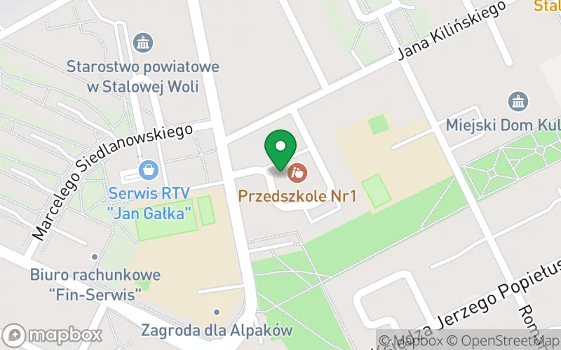 Lokalizacja: Przedszkole nr 1 w Stalowej Woli