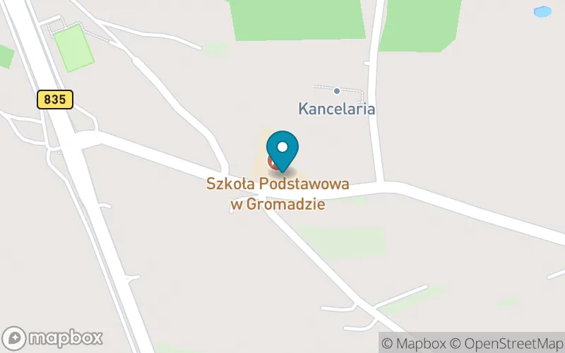 Lokalizacja: Szkoła Podstawowa w Gromadzie