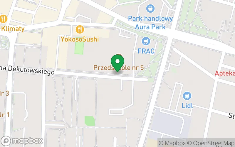 Lokalizacja: Przedszkole nr 5 w Tarnobrzegu