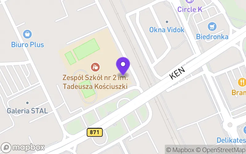 Lokalizacja: Branżowa Szkoła II Stopnia nr 2 w Zespole Szkół nr 2 im. Tadeusza Kościuszki w Stalowej Woli