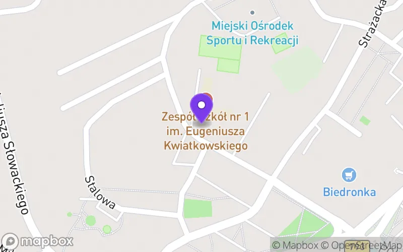 Lokalizacja: Branżowa Szkoła II Stopnia w Myszkowie w Zespole Szkół nr 1 im. Eugeniusza Kwiatkowskiego w Myszkowie