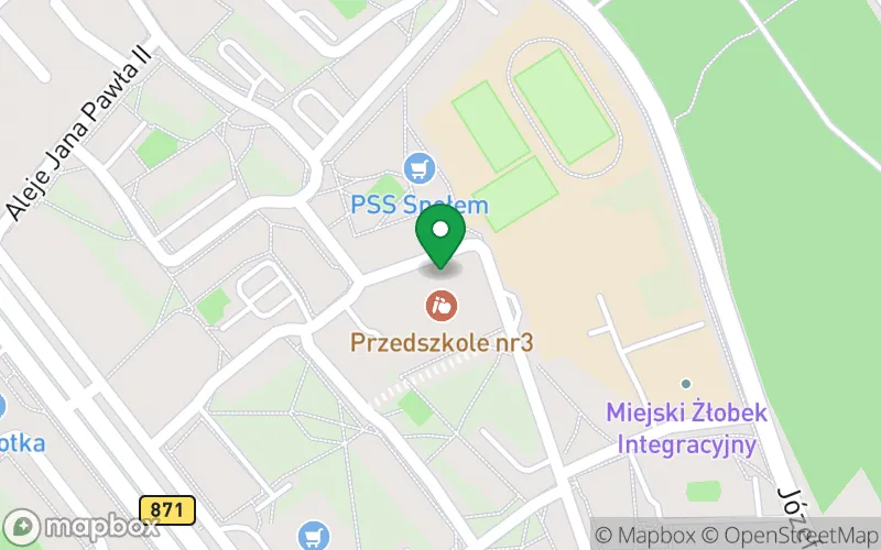 Lokalizacja: Przedszkole nr 3 w Stalowej Woli