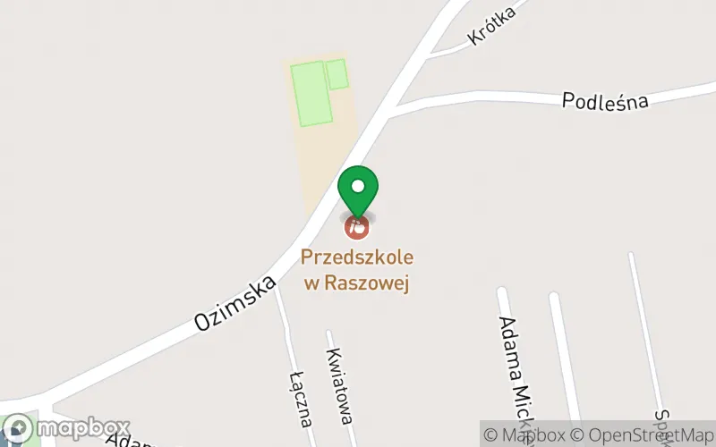 Lokalizacja: Zespół Szkolno - Przedszkolny Stowarzyszenia Pro- Liberis Silesiae Przedszkole w Raszowej