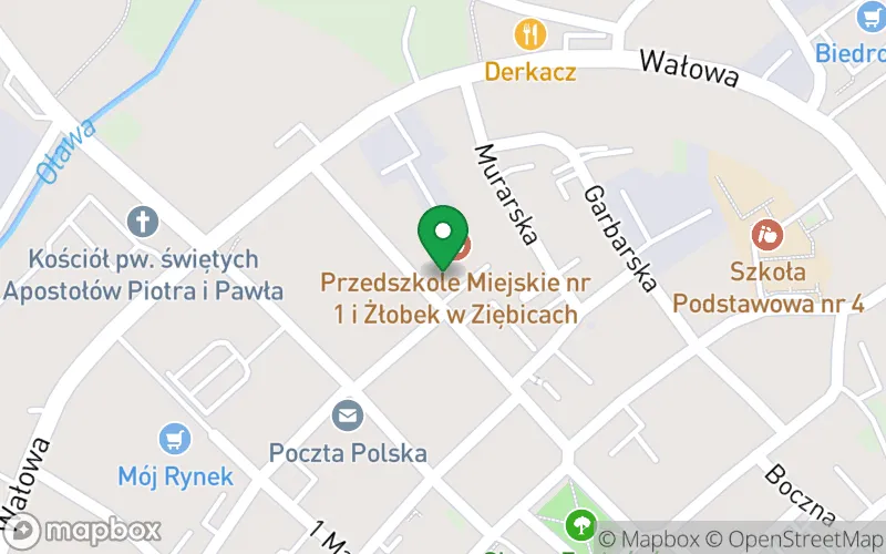Lokalizacja: Przedszkole Miejskie nr 1 w Ziębicach