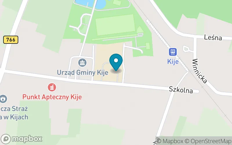 Lokalizacja: Szkoła Podstawowa w Kijach