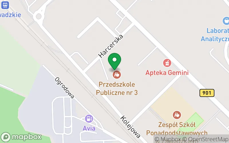 Lokalizacja: Przedszkole Publiczne nr 3 w Zawadzkiem