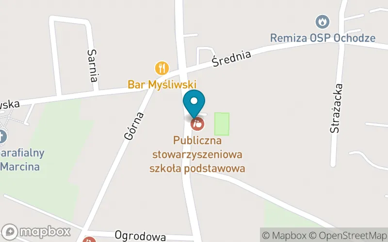 Lokalizacja: Publiczna Stowarzyszeniowa Szkoła Podstawowa w Ochodzach