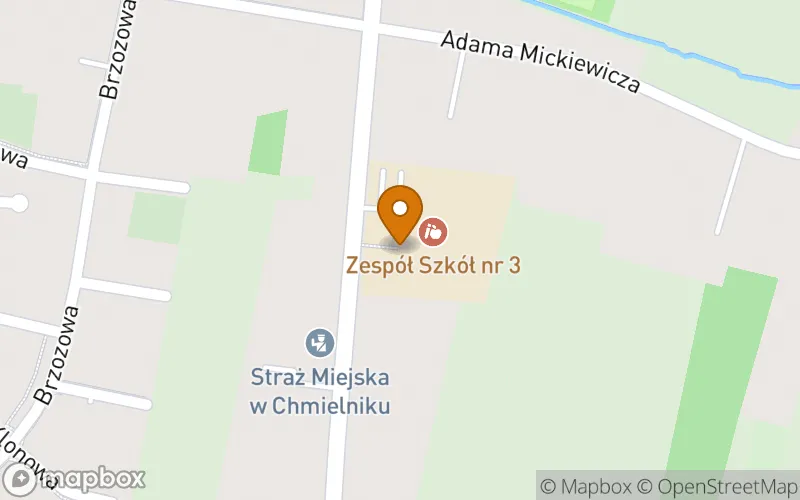 Lokalizacja: Szkoła Policealna w Powiatowym Zespole Szkół w Chmielniku