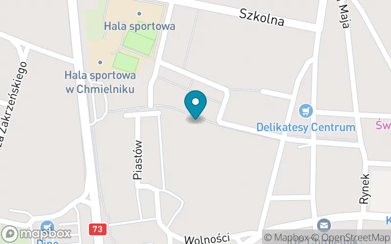 Lokalizacja: Niepubliczna Szkoła Podstawowa w Chmielniku