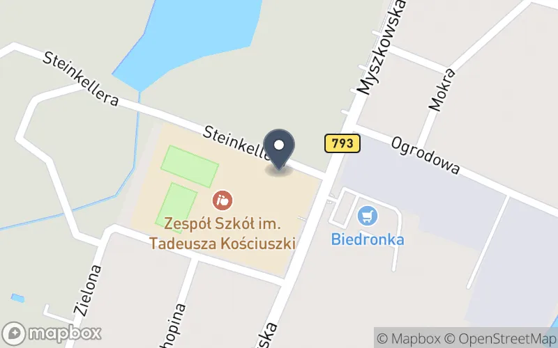 Lokalizacja: Zespół Szkół im. Tadeusza Kościuszki w Żarkach