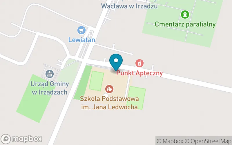 Lokalizacja: Szkoła Podstawowa im. Jana Ledwocha w Irządzach