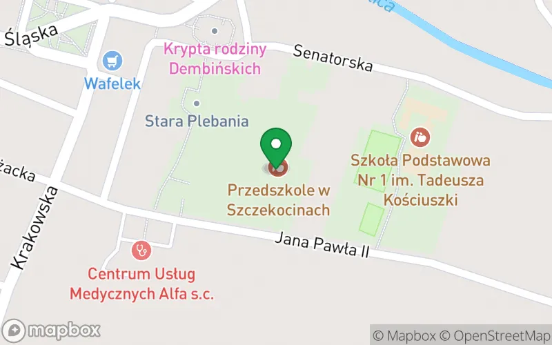 Lokalizacja: Przedszkole w Szczekocinach