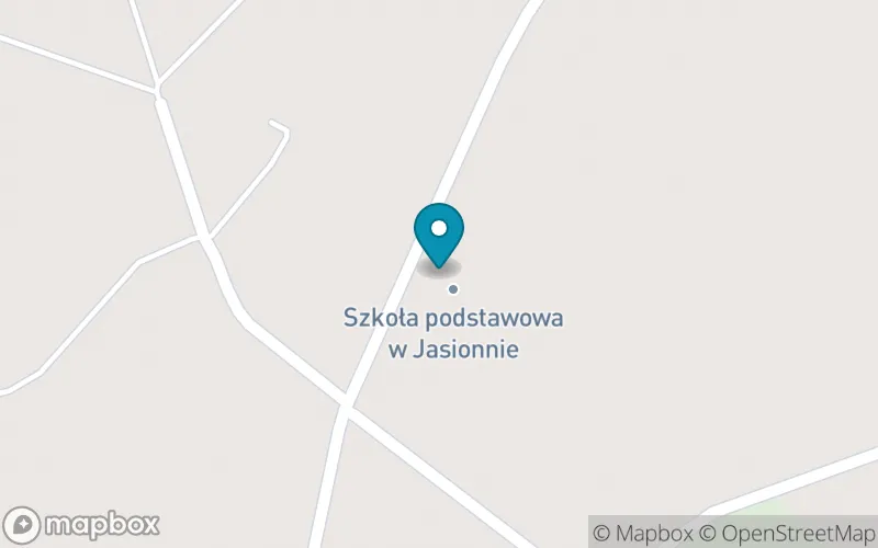Lokalizacja: Szkoła Podstawowa w Jasionnie