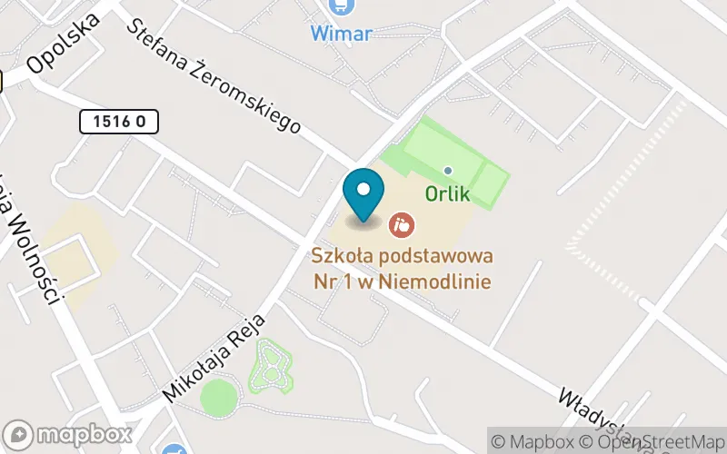 Lokalizacja: Szkoła Podstawowa nr 1 im. Janusza Korczaka w Niemodlinie