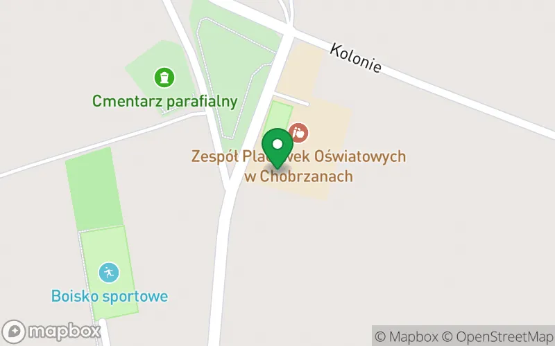 Lokalizacja: Gminne Przedszkole w Chobrzanach