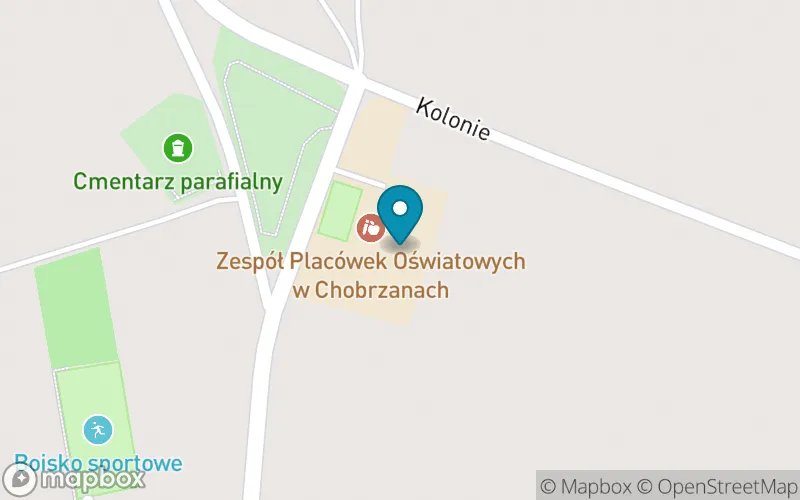 Lokalizacja: Publiczna Szkoła Podstawowa im. Stefana Żeromskiego w Chobrzanach