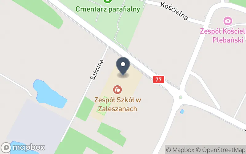 Lokalizacja: Zespół Szkół w Zaleszanach