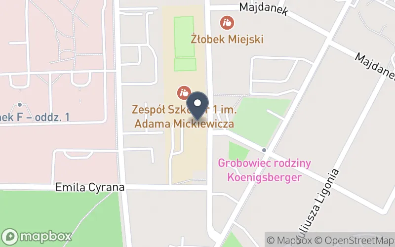Lokalizacja: Zespół Szkół nr 1 im. Adama Mickiewicza