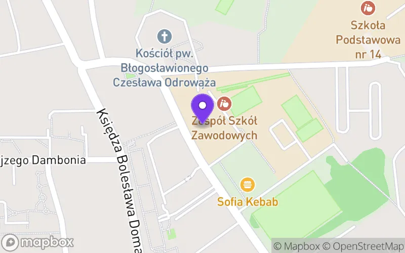 Lokalizacja: Branżowa Szkoła I Stopnia nr 1 w Opolu