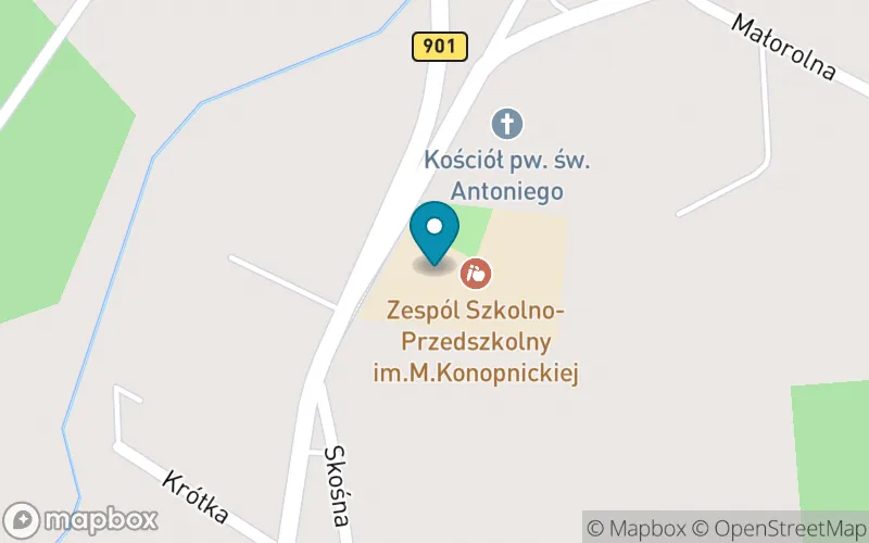 Lokalizacja: Zespół Szkolno-Przedszkolny im. Marii Konopnickiej Publiczna Szkoła Podstawowa w Pludrach