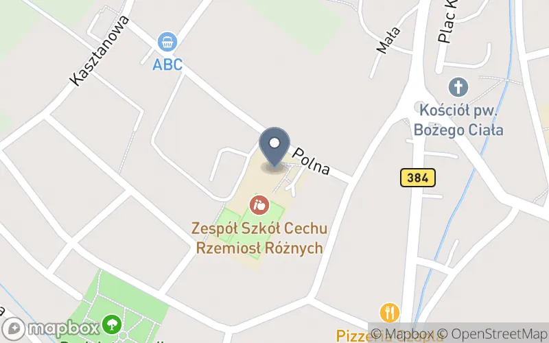 Lokalizacja: Centrum Kształcenia Zawodowego Cechu Rzemiosł Różnych i Małej Przedsiębiorczości w Bielawie