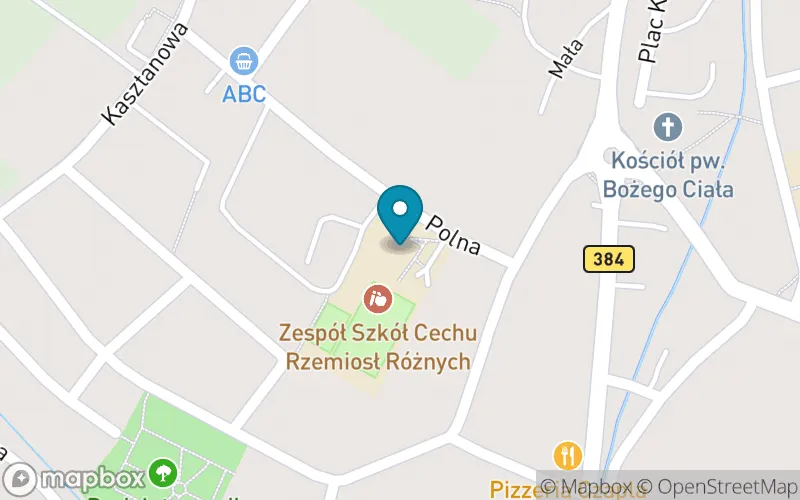 Lokalizacja: Szkoła Podstawowa z Oddziałami Przysposabiającymi do Pracy Cechu Rzemiosł Różnych i Małej Przedsiębiorczości