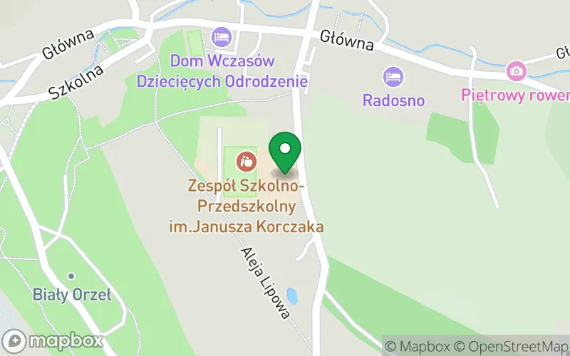 Lokalizacja: Zespół Szkolno-Przedszkolny im. Janusza Korczaka Przedszkole Gminne w Sokołowsku