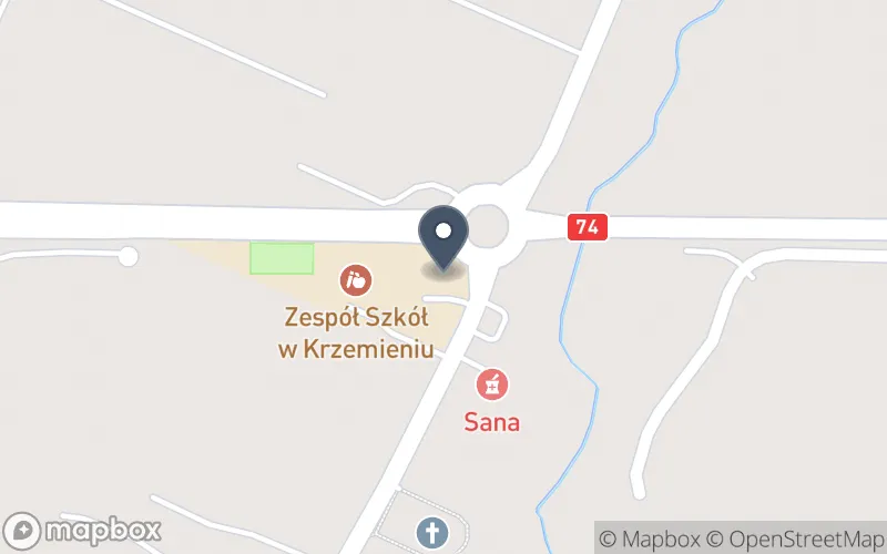 Lokalizacja: Zespół Szkół w Krzemieniu