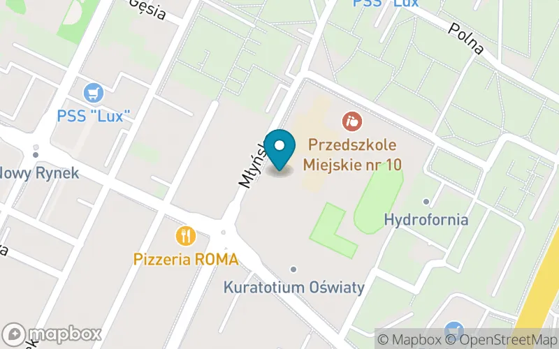Lokalizacja: Szkoła Podstawowa nr 2 im. Henryka Sienkiewicza w Zamościu