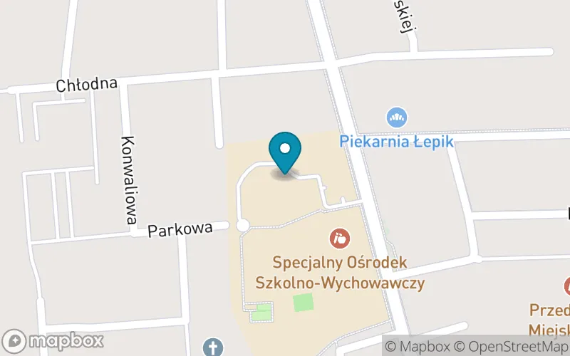 Lokalizacja: Szkoła Specjalna Przysposabiajaca do Pracy w Zamościu