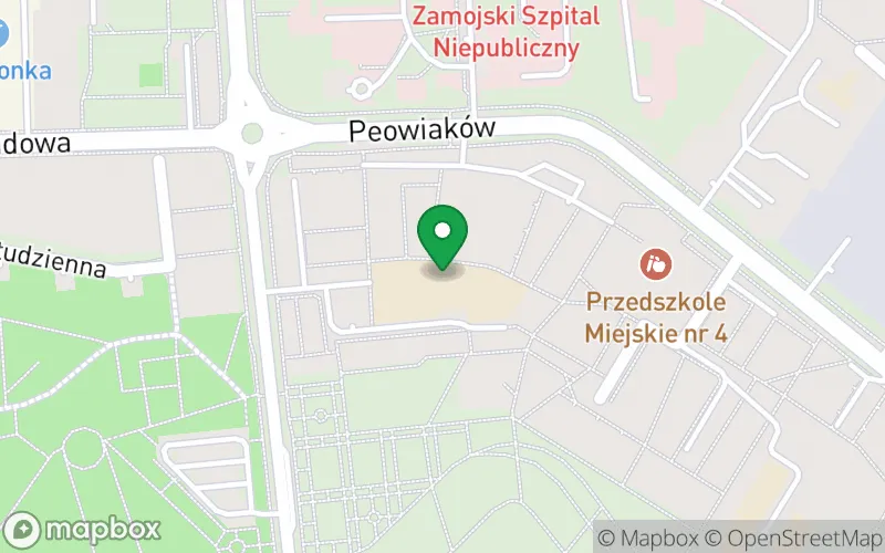 Lokalizacja: Niepubliczne Przedszkole Specjalne "Krok za Krokiem" w Zamościu
