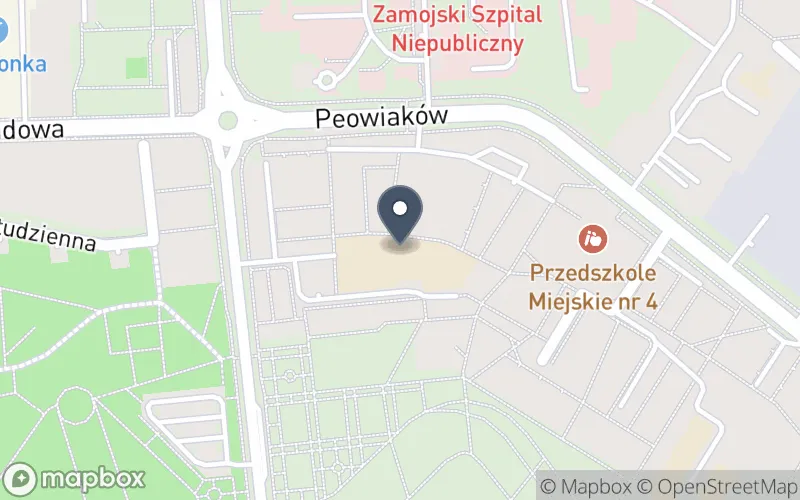 Lokalizacja: Zespół Niepublicznych Szkół Specjalnych "Krok za Krokiem" w Zamościu